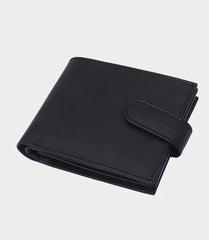 Men's Basic Leather Wallet - Black (MW-1001 )